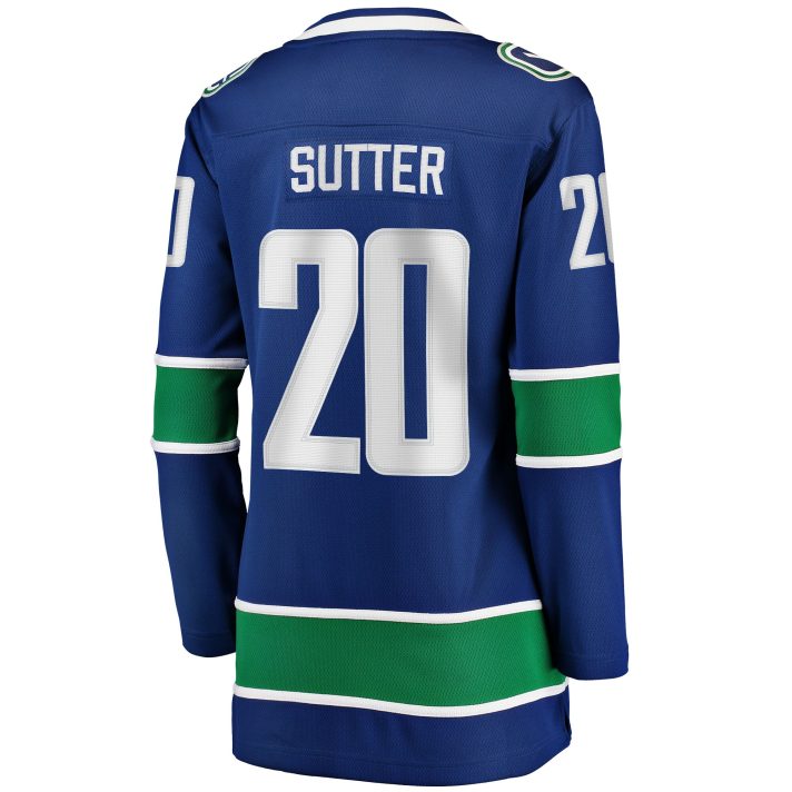 Brandon Sutter Home #20 Blue Women's Hockey Jersey