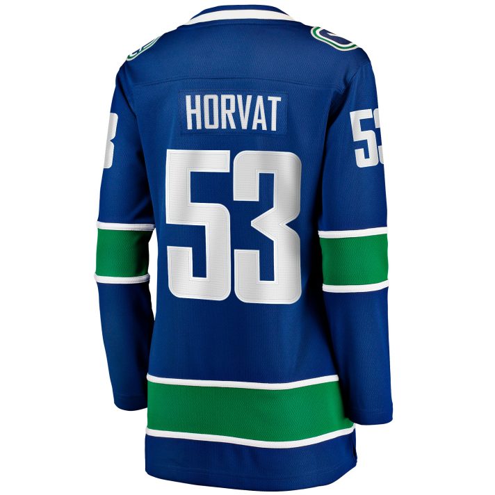 Bo Horvat Home #53 Blue Women's Hockey Jersey