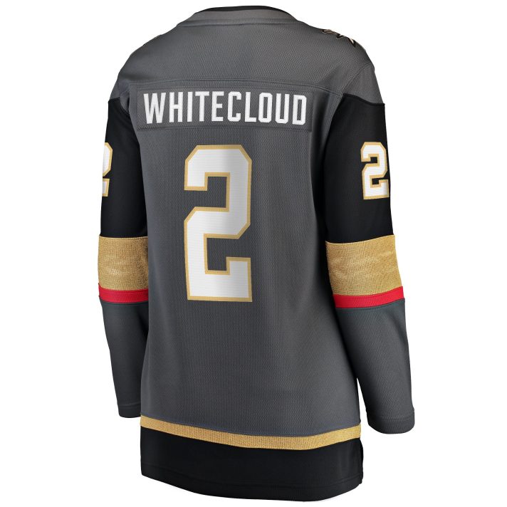 Zach Whitecloud Alternate #2 Gray Women's Hockey Jersey