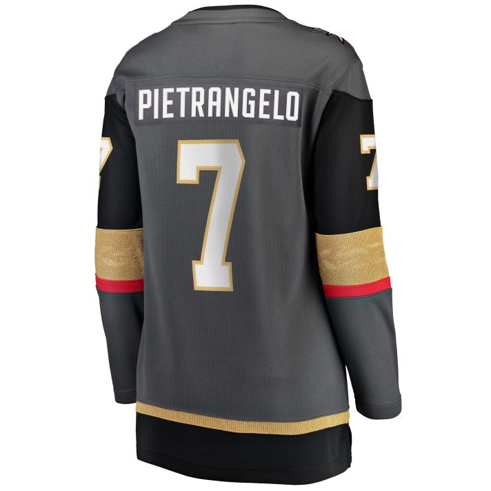 Alex Pietrangelo Alternate #7 Gray Women's Hockey Jersey