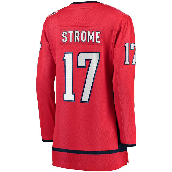 Dylan Strome Home #17 Red Women's Hockey Jersey