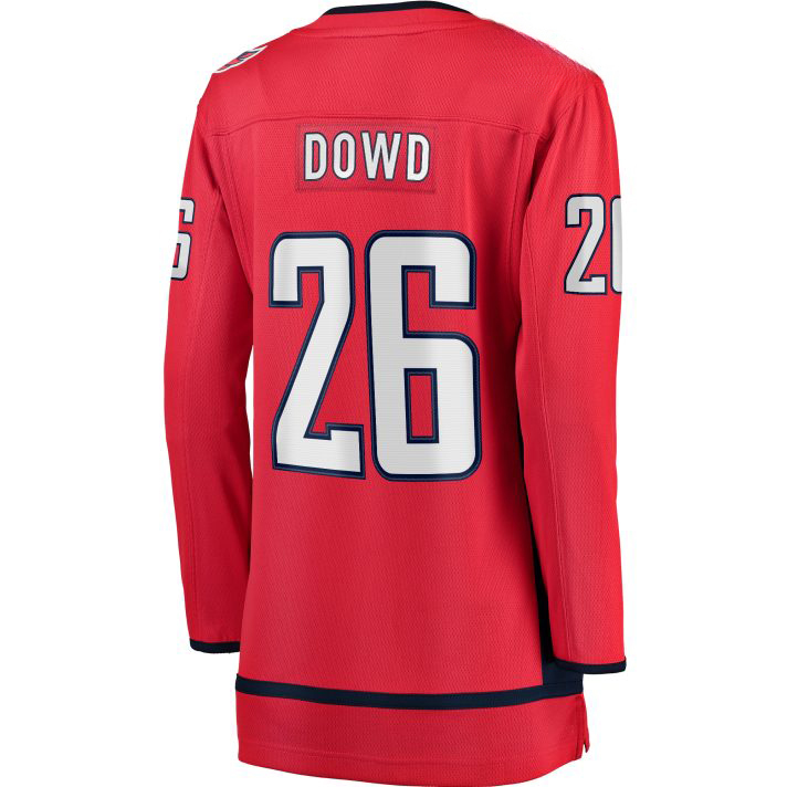 Nic Dowd Home #26 Red Women's Stitched Hockey Jersey