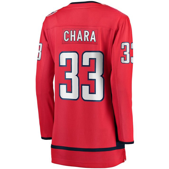 Zdeno Chara Home #33 Red Women's Hockey Jersey