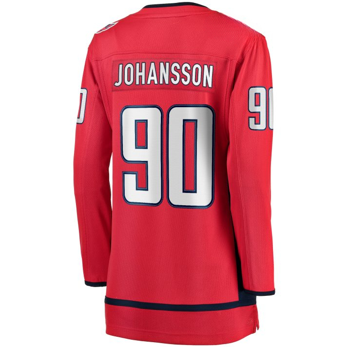 Marcus Johansson Home #90 Red Women's Hockey Jersey