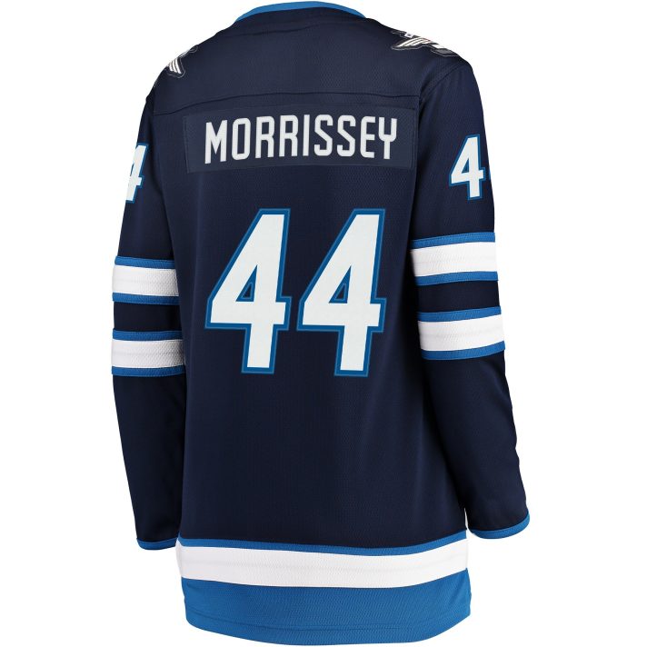 Josh Morrissey Home #44 Blue Women's Hockey Jersey